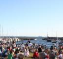 Herring picnic in the evening